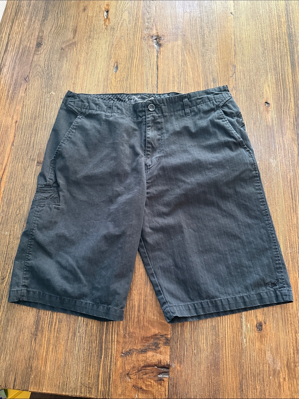 Fox Black Men's Shorts with Side Pocket